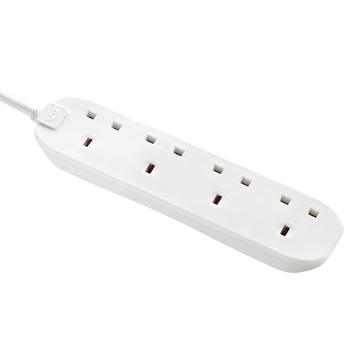 Masterplug Four Socket 2 Metre Extension Lead