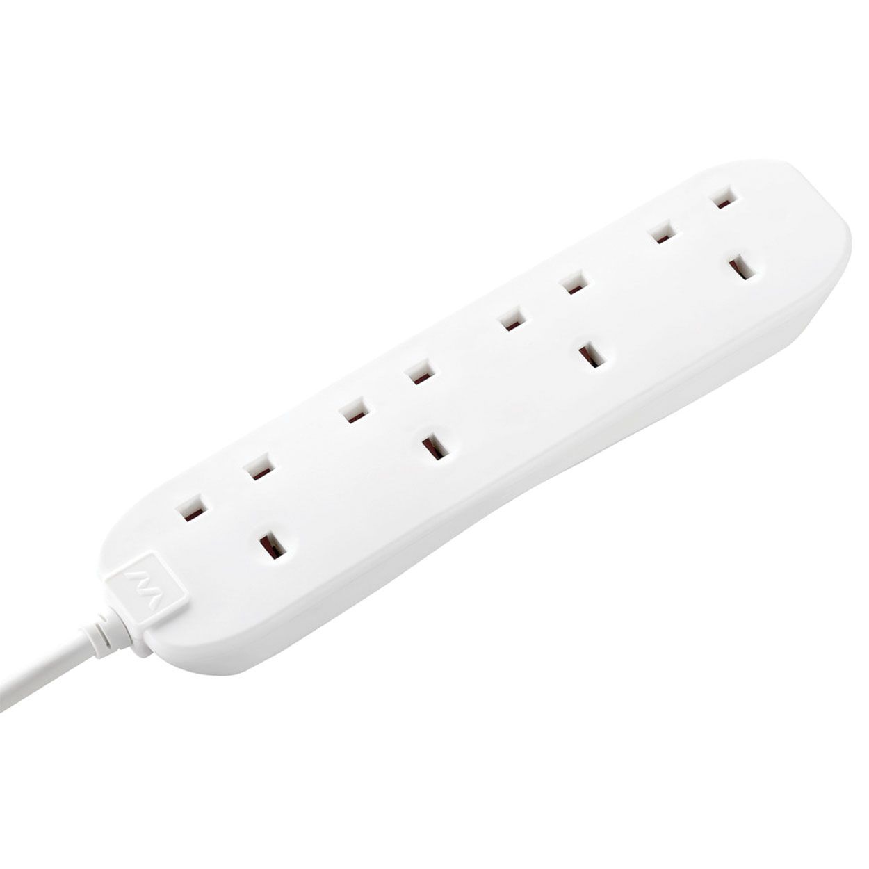 Masterplug Four Socket 2 Metre Extension Lead