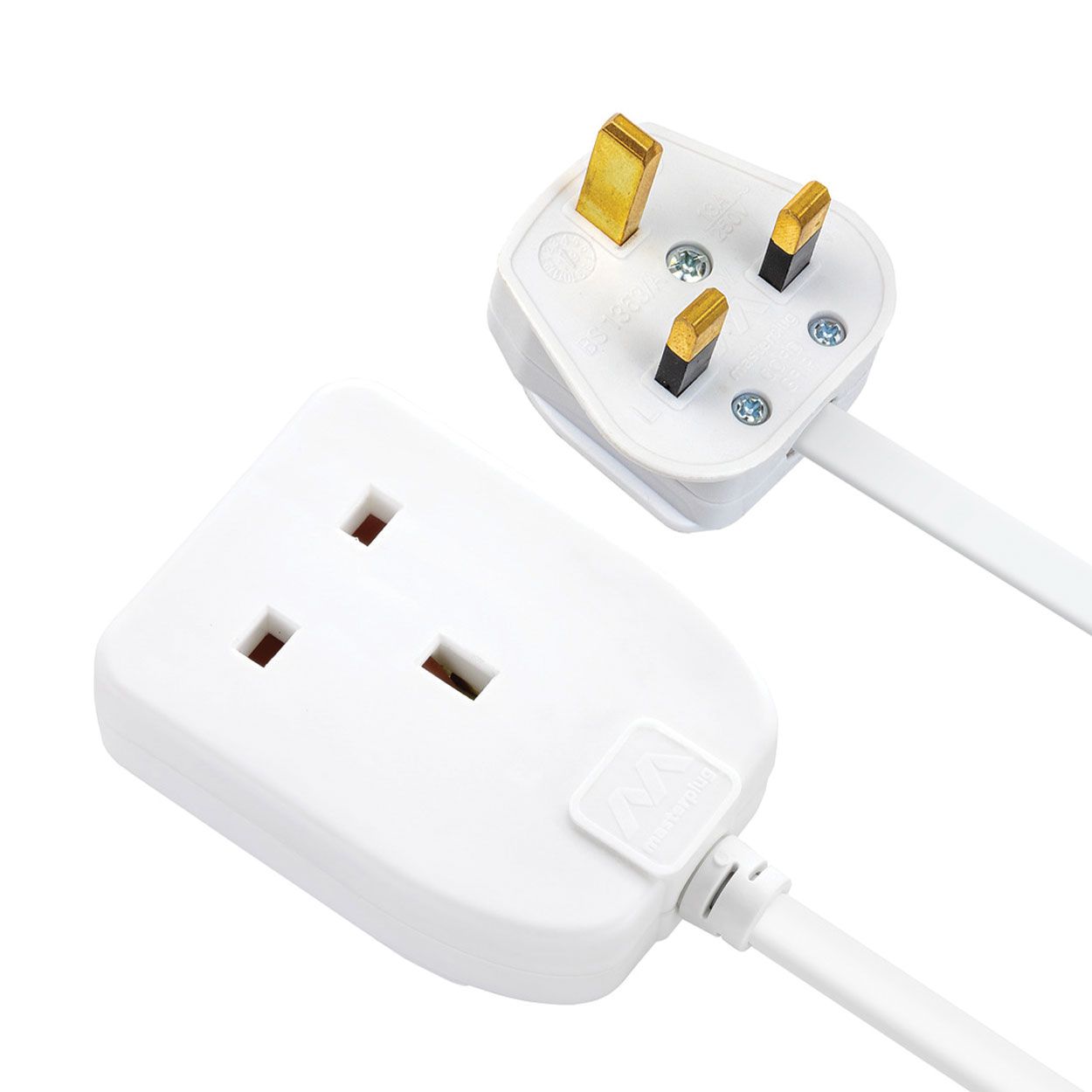 Masterplug Single Socket 5m Extension Lead