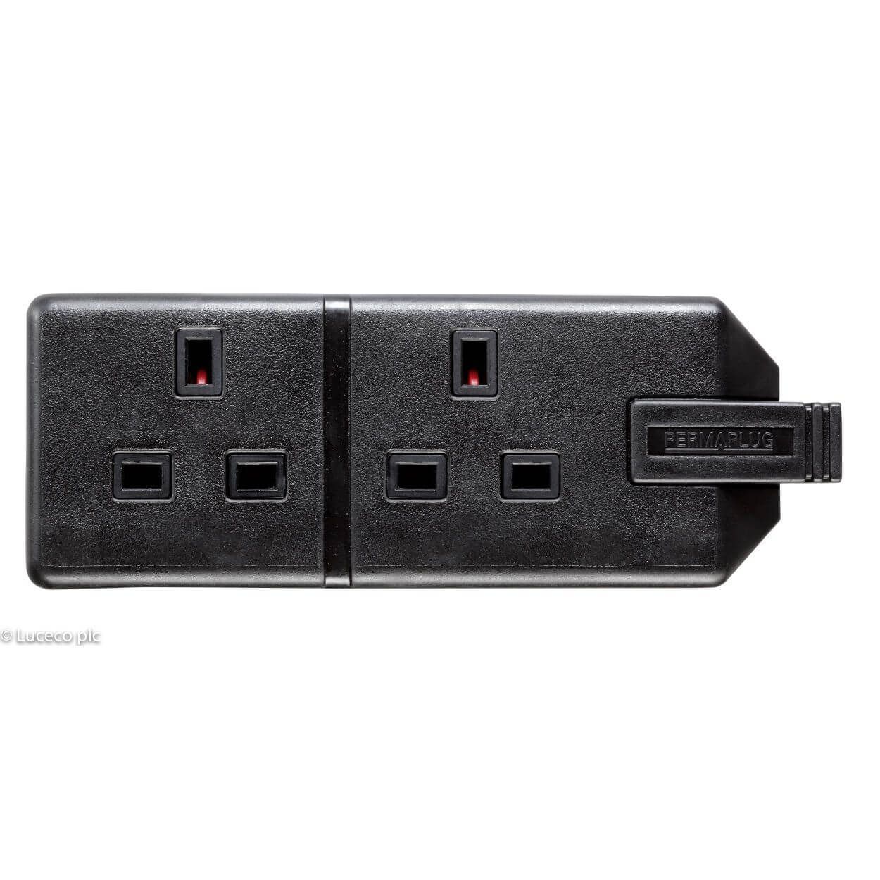 Masterplug Rewireable Trailing Double Socket