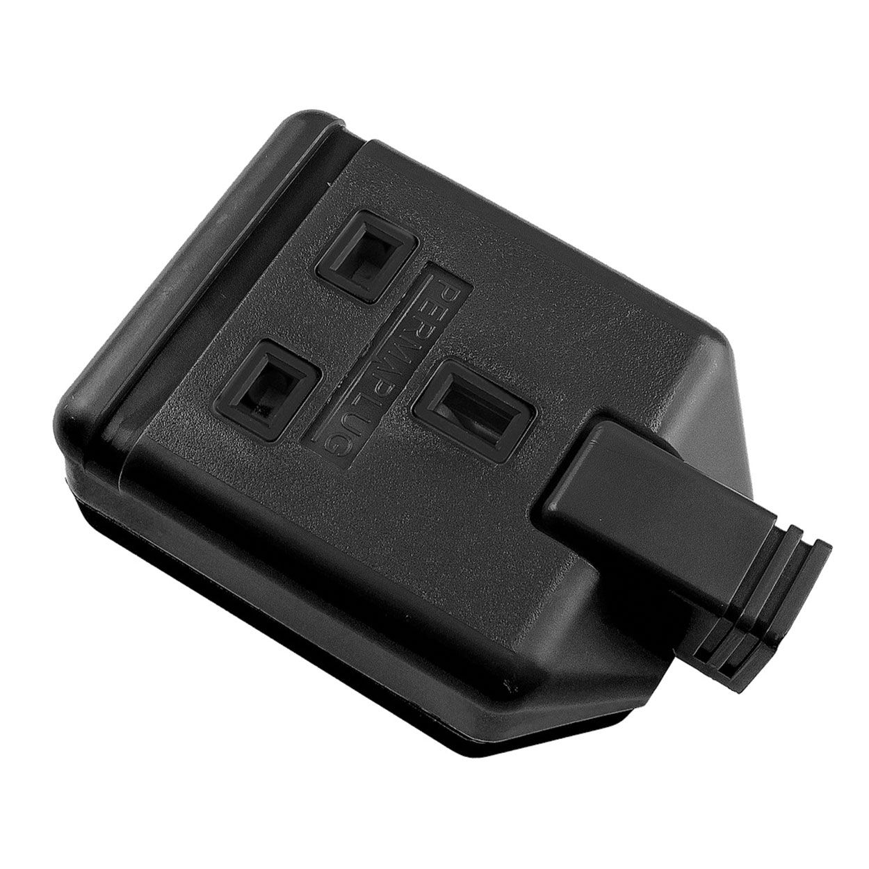 Masterplug Rewireable Trailing Single Socket