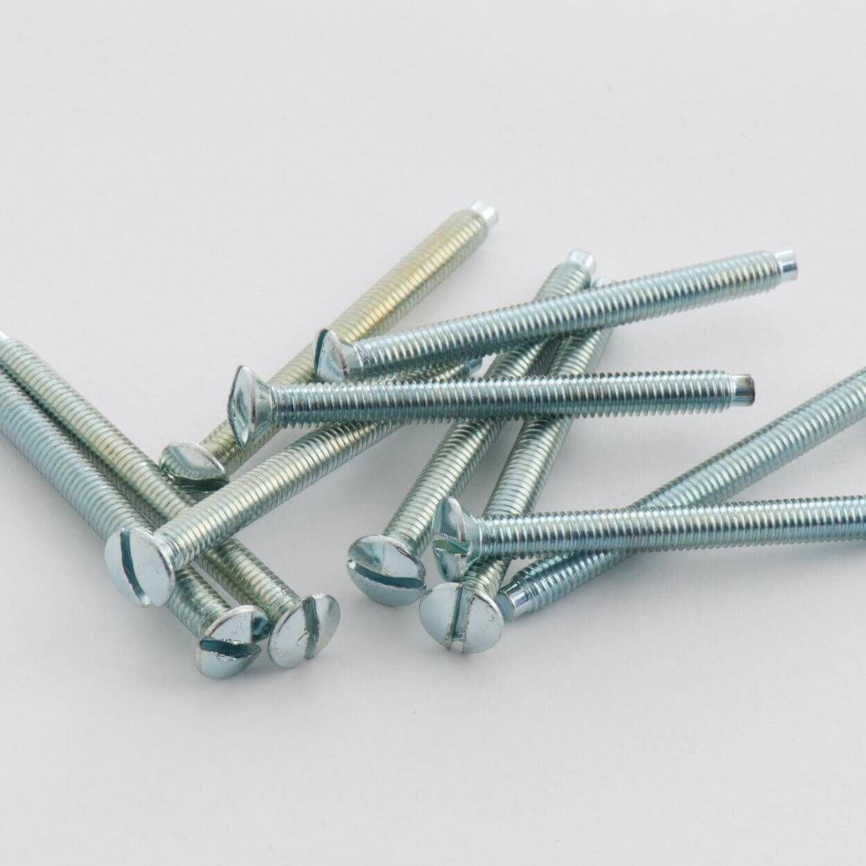Fixing Screws, Steel, 38mm, Pack Of 10