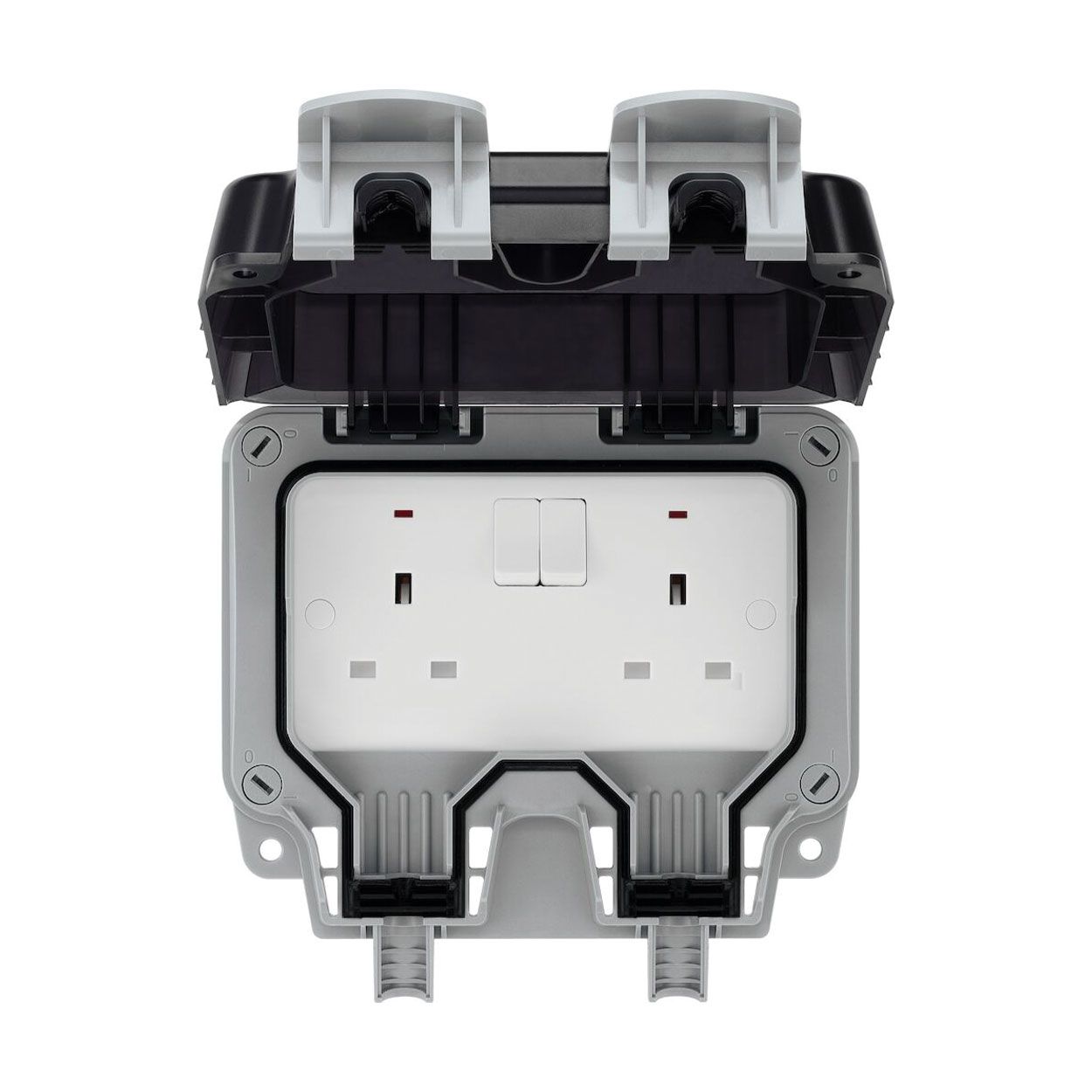 BG Weatherproof 13A 2 Gang Double Pole Switched Socket