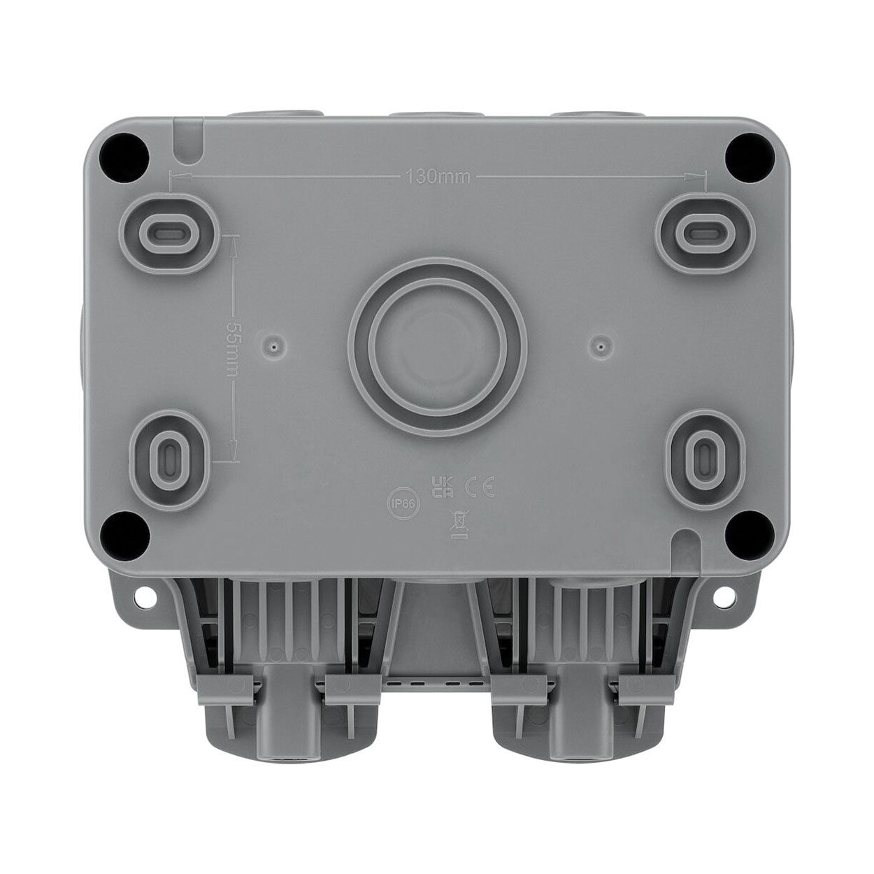 BG Weatherproof 13A 2 Gang Double Pole Switched Socket