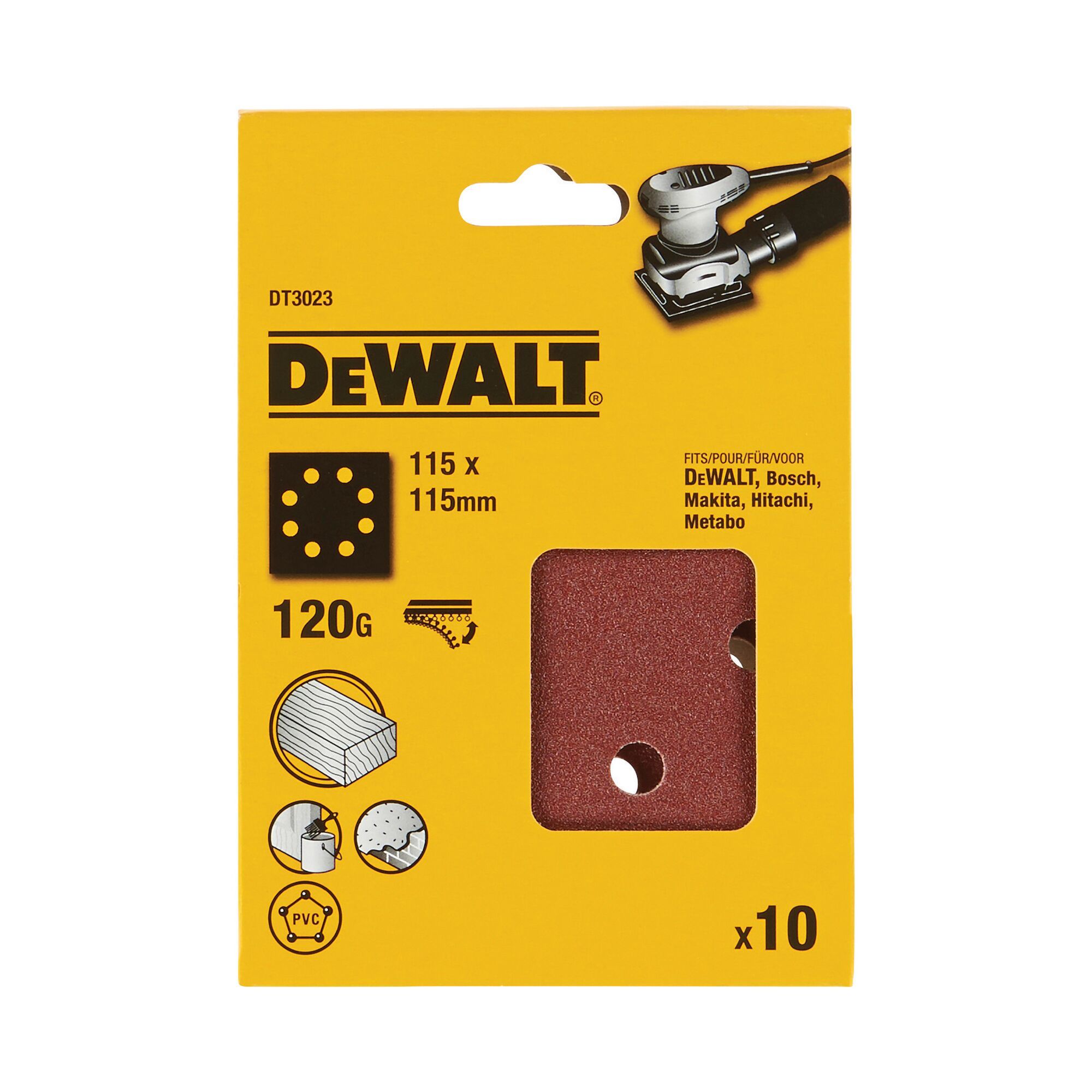 DeWalt 120G Pre-punched Quarter Sheet
