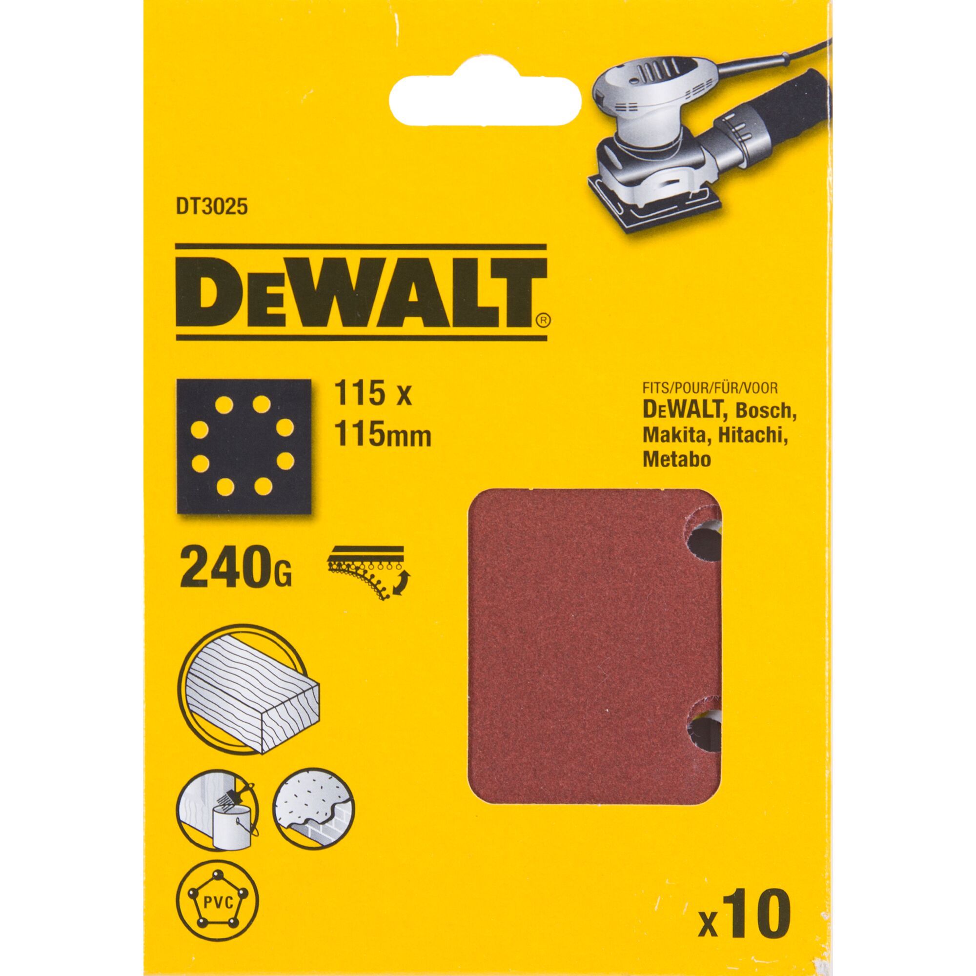 DeWalt 240G Pre-punched Quarter Sheet