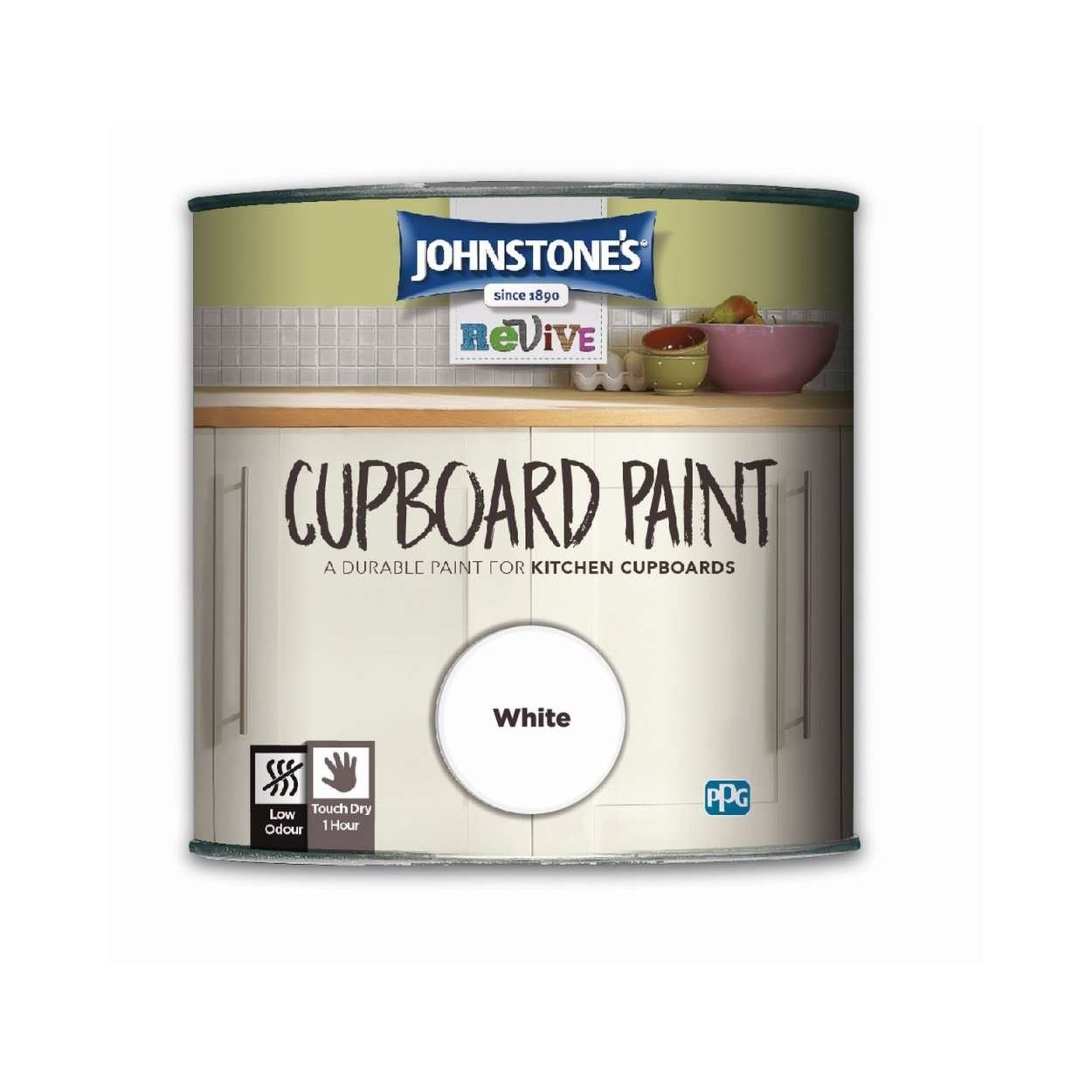 Johnstone's Revive Cupboard Paint 750Ml White