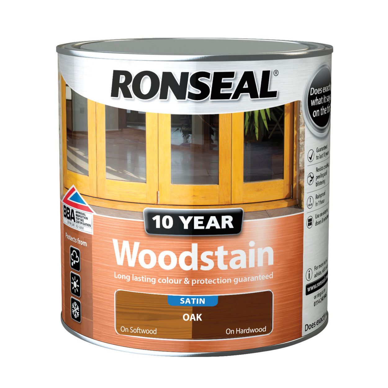 Ronseal 10 Year Woodstain Oak 2.5L