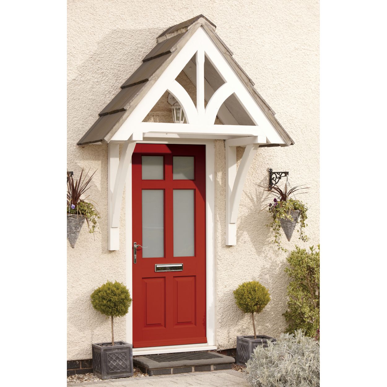 Ronseal 10 Year Weatherproof Paint Royal Red Gloss 750Ml