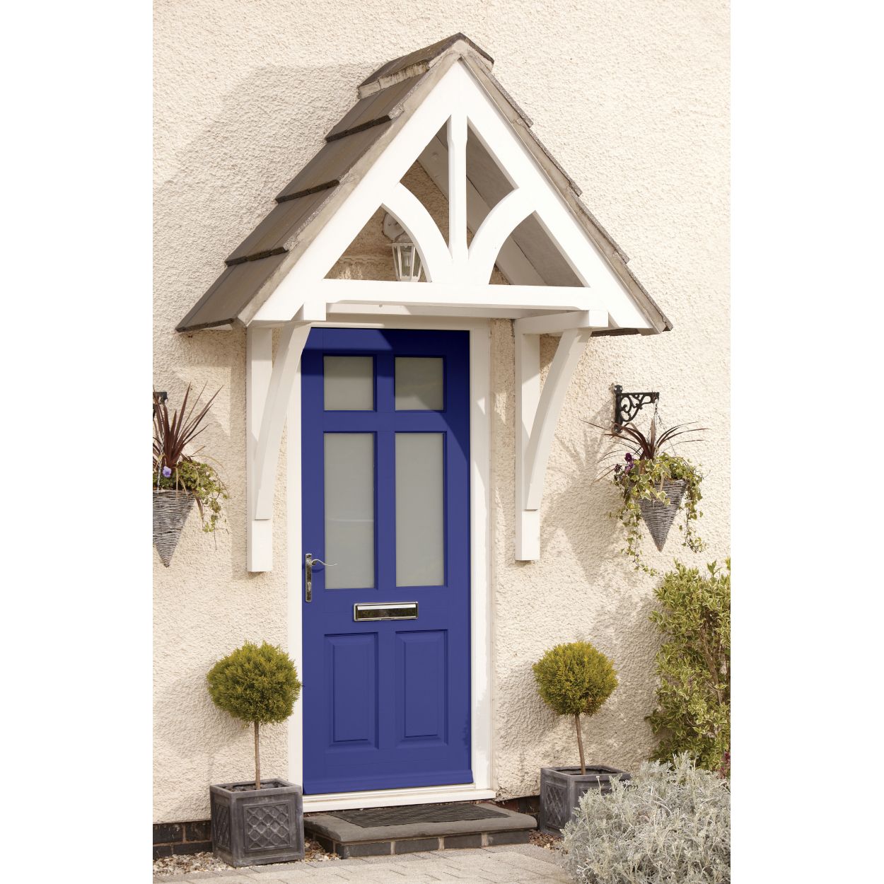 Ronseal 10 Year Weatherproof Paint Royal Blue Gloss 750Ml