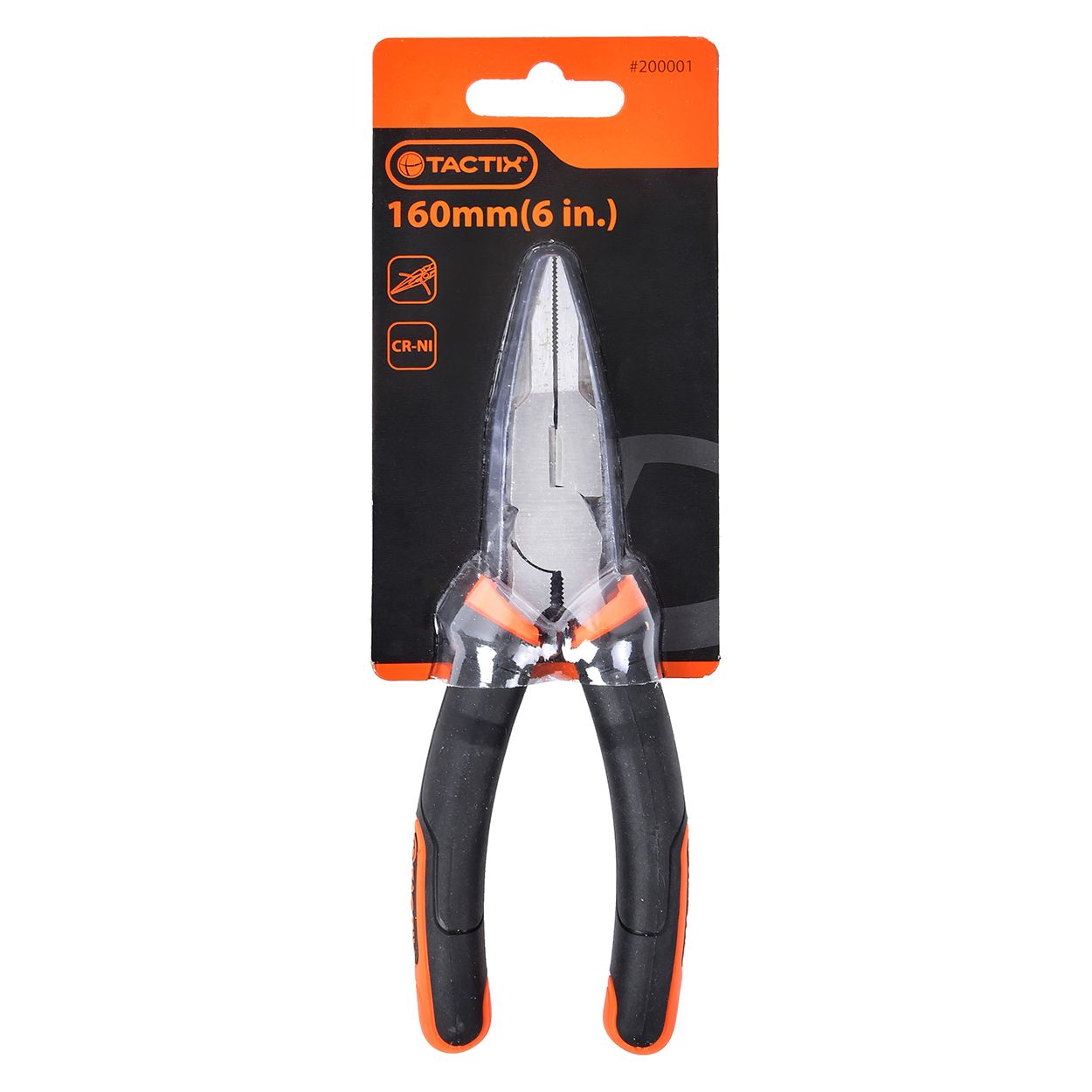Tactix 160mm (6") Long Nose Pliers