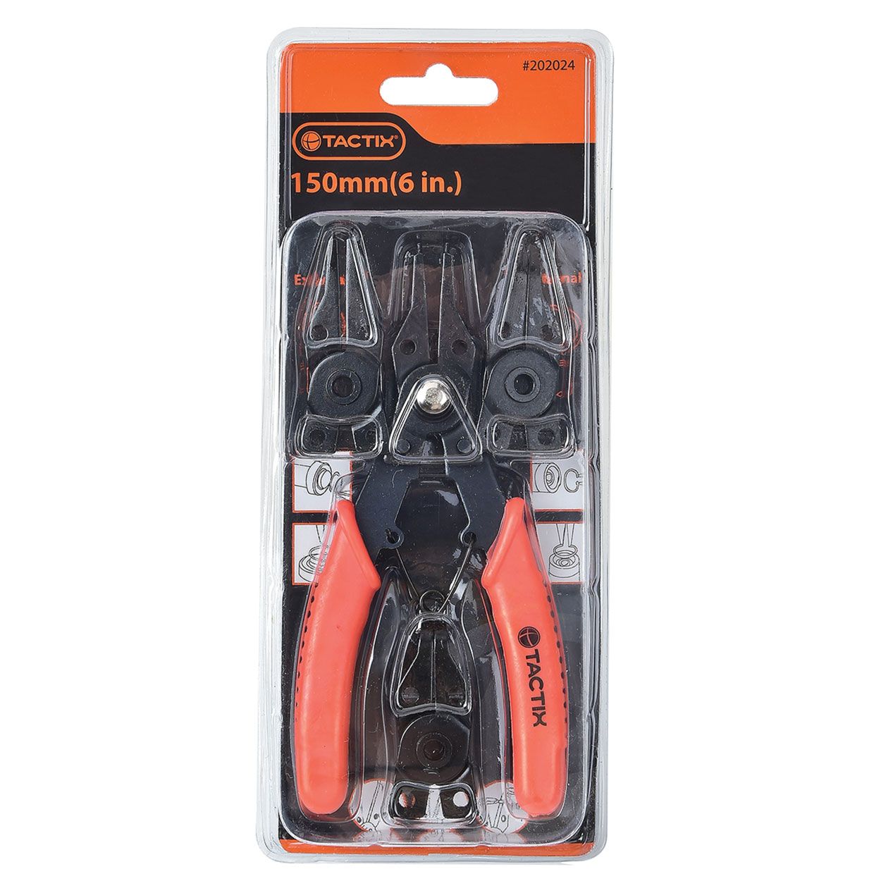 Tactix 150mm Circlip Pliers - 4 Piece