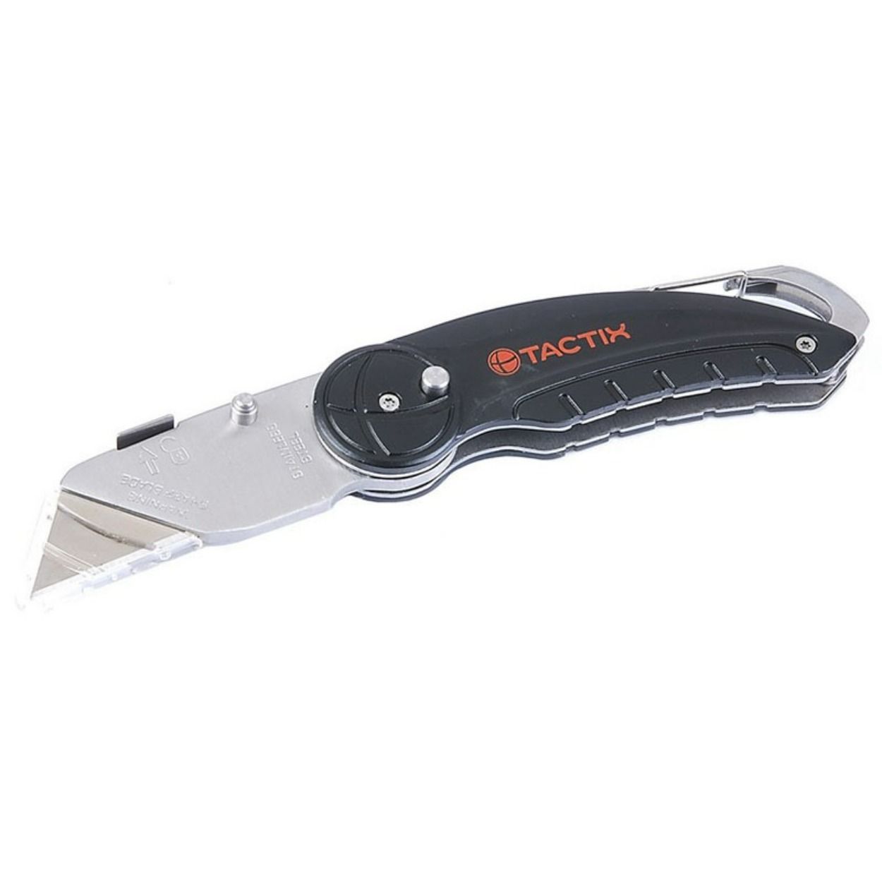 Tactix Folding Utility Knife With 5pc Blades