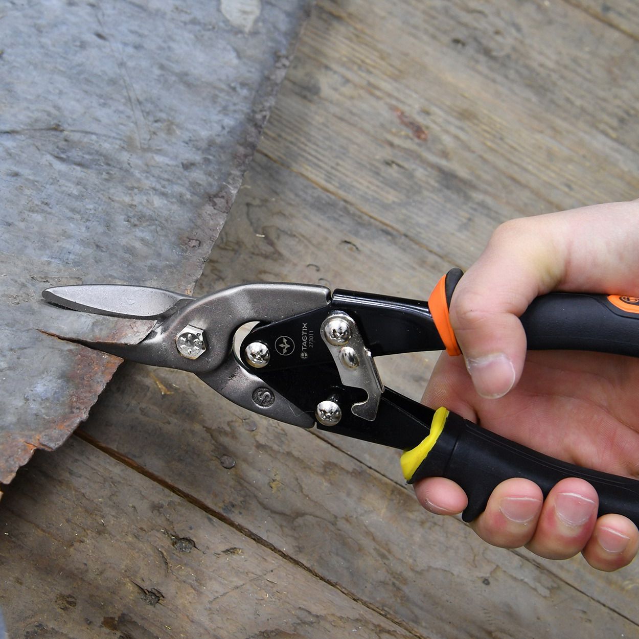 Tactix 250mm (10") Straight Tin Snip