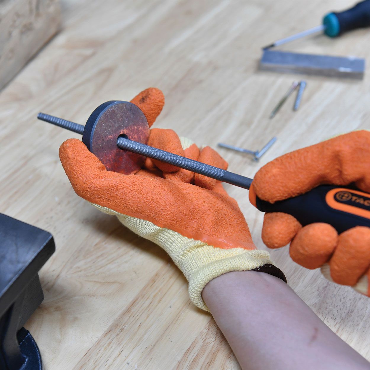 Tactix 200mm (8") Round Steel File