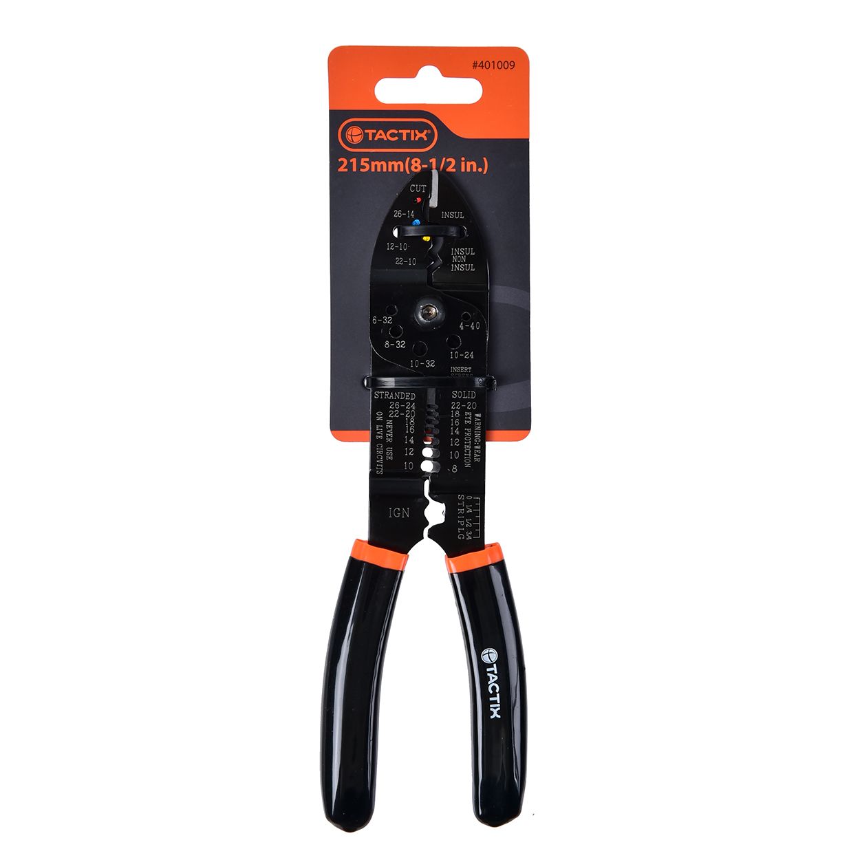 Tactix 215mm (8-1/2") Crimping Pliers