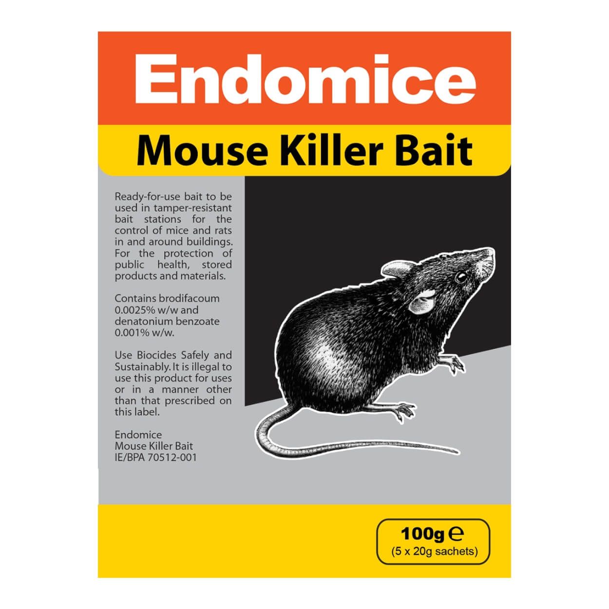 Endomice 100G Mouse Killer Bait