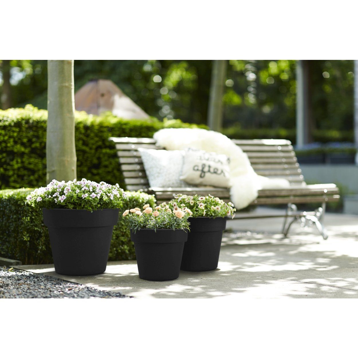 Elho Green Basics Top Planter Lively Black 30cm