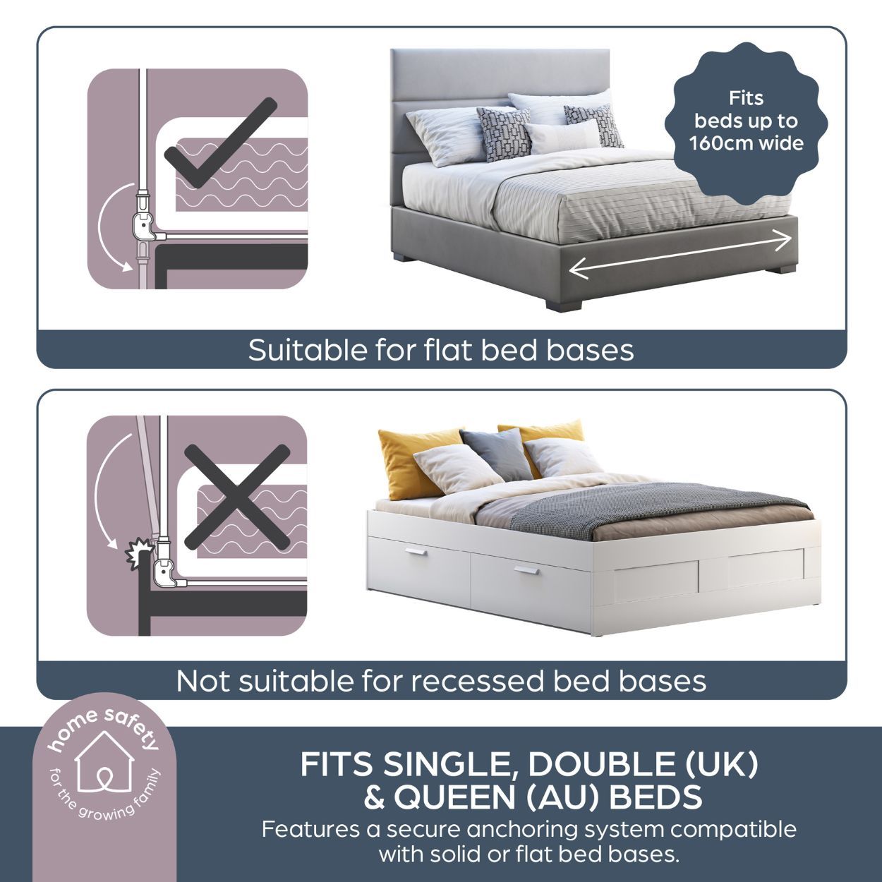 Dreambaby Phoenix Folding Bed Rail