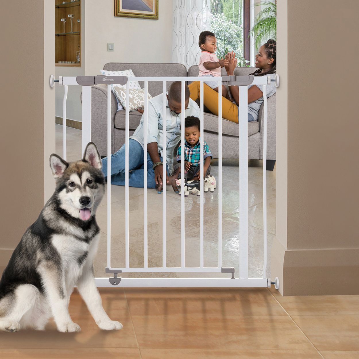 Dreambaby Ava Metal Safety Gate - White