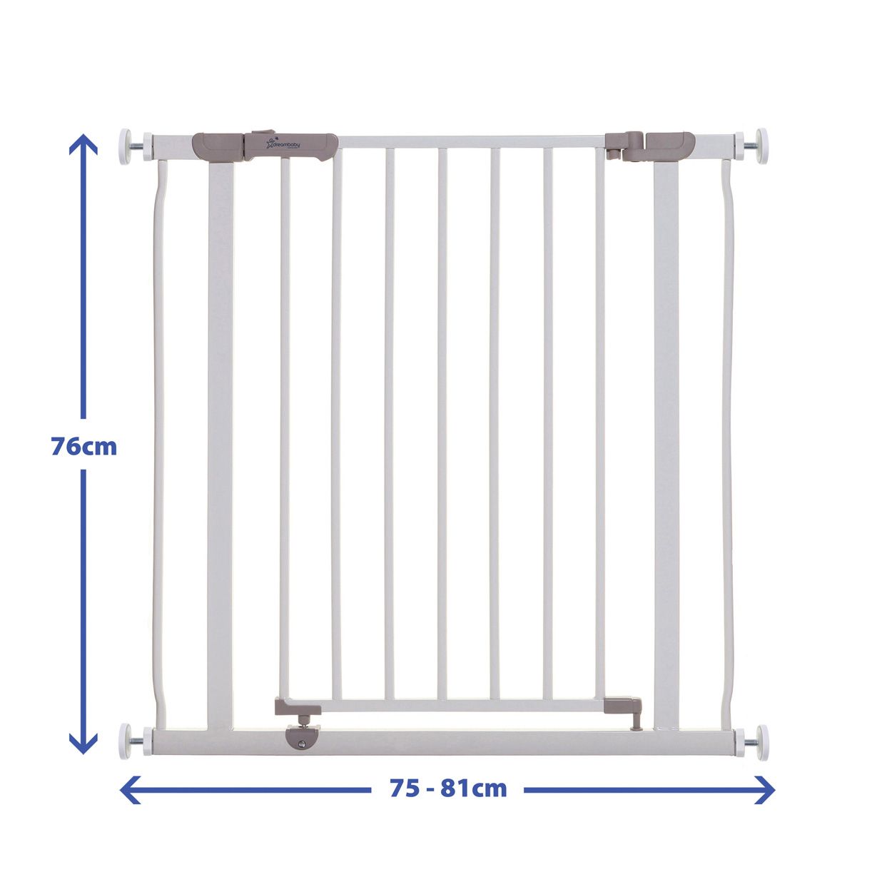 Dreambaby Ava Metal Safety Gate - White