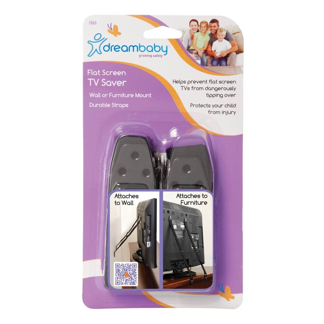 Dreambaby Flat Screen TV Savers 2 Pack