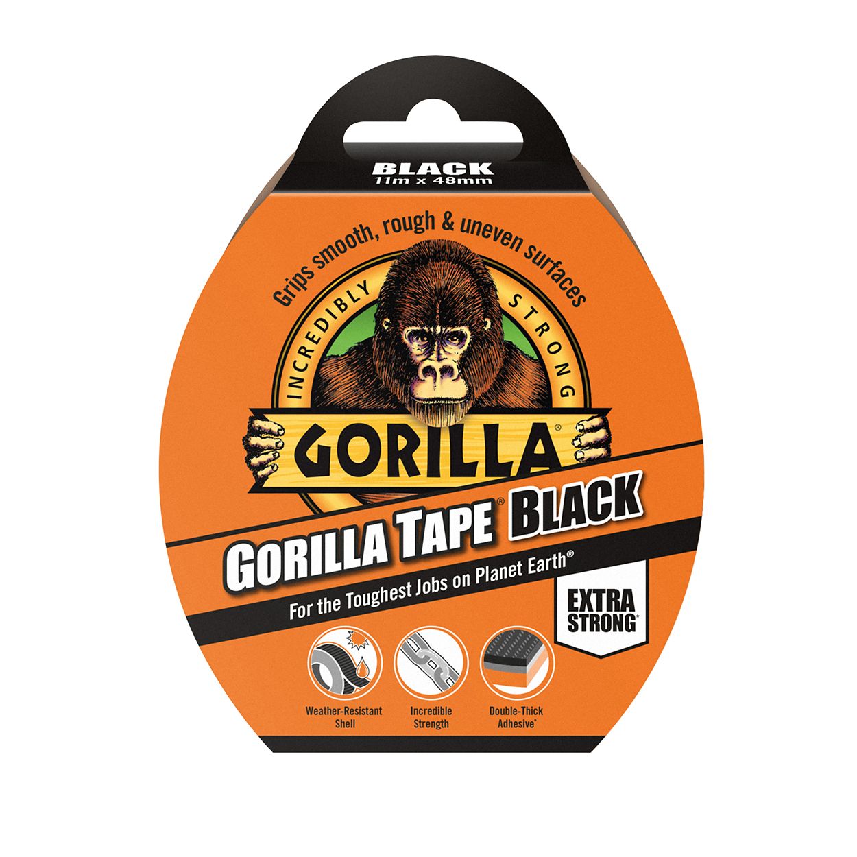 Gorilla 11m Tape Black