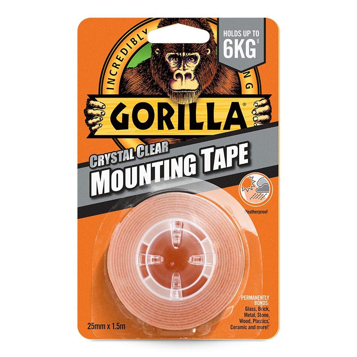 Gorilla Heavy Duty Mounting Tape Clear