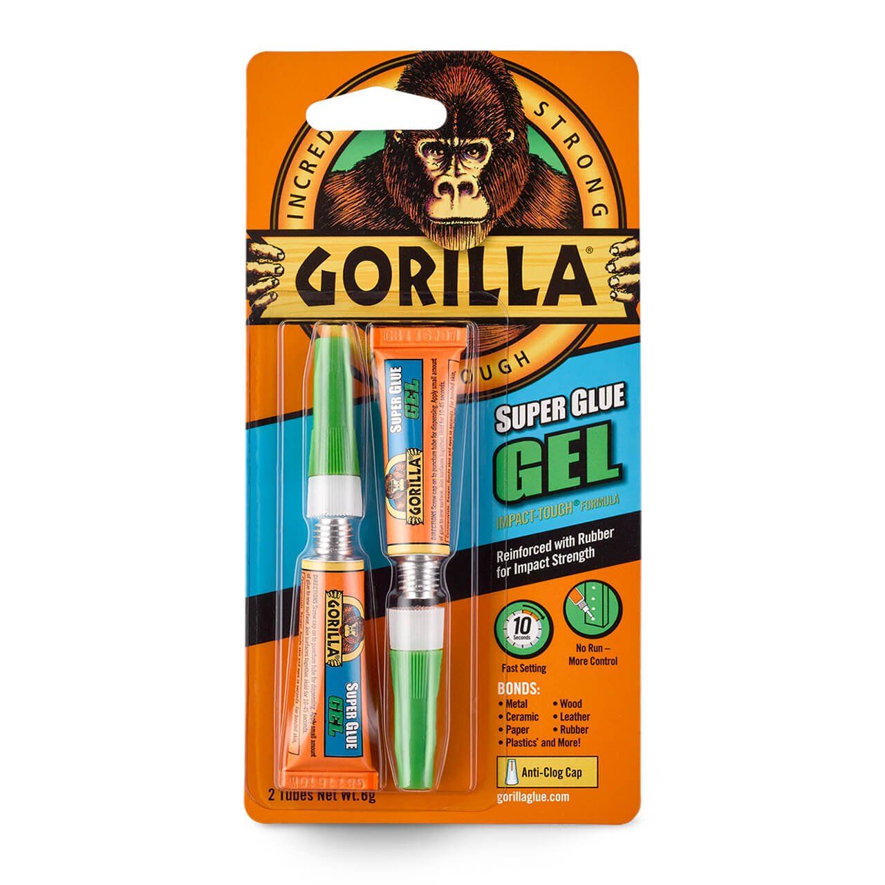 Gorilla 2 x 3gm Super Glue Gel