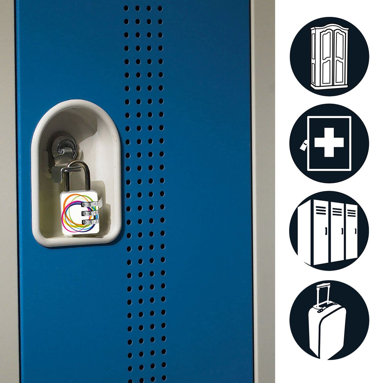 Master Lock Printed Design Combination Padlock
