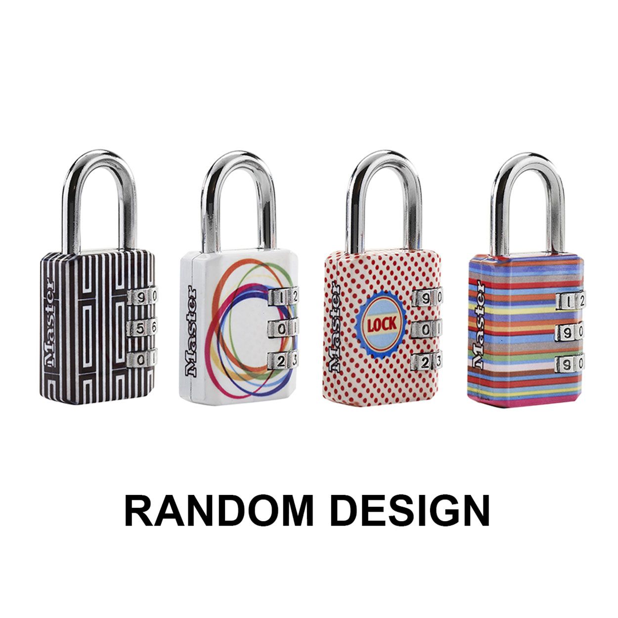 Master Lock Printed Design Combination Padlock