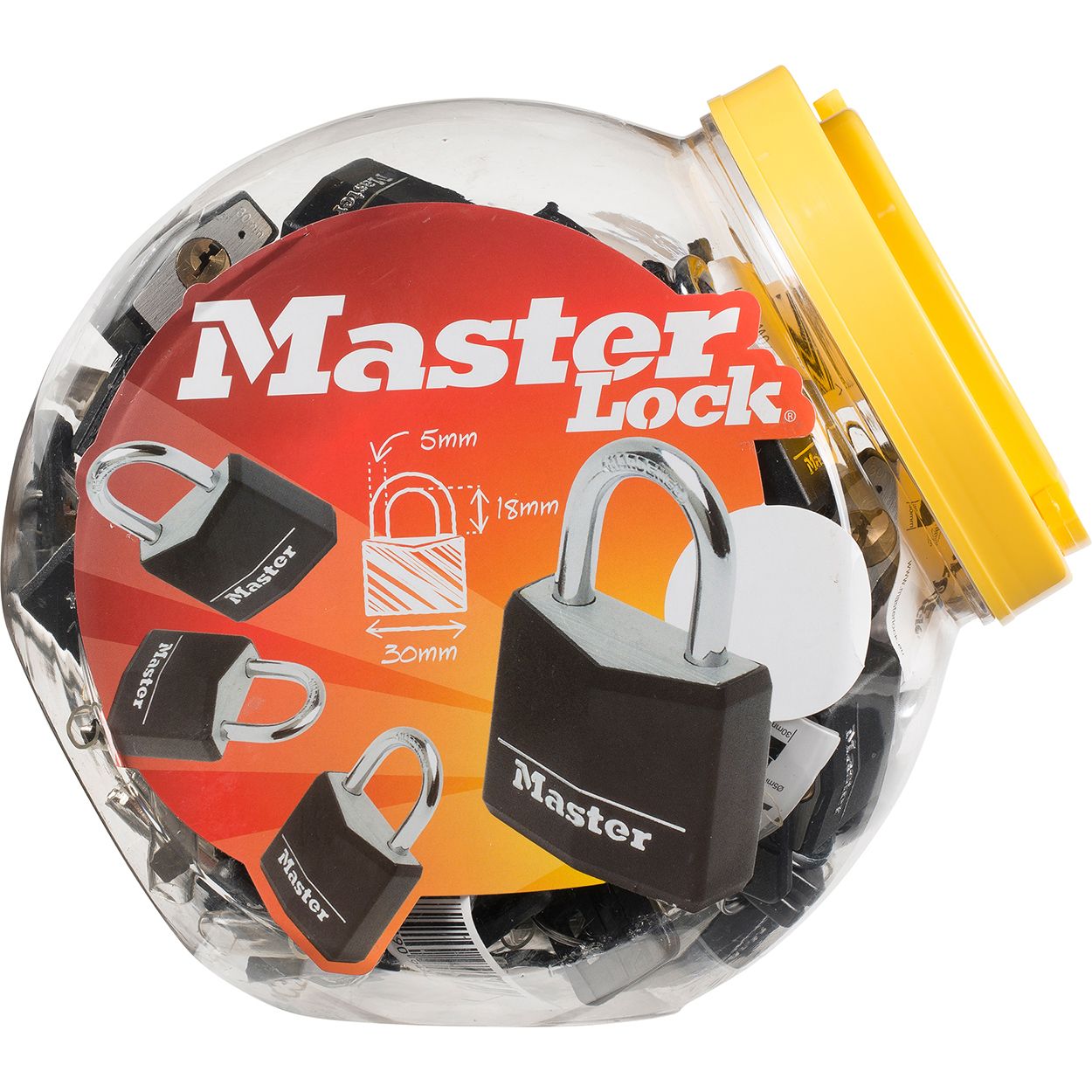 Master Lock Keyed Padlock in Aluminium
