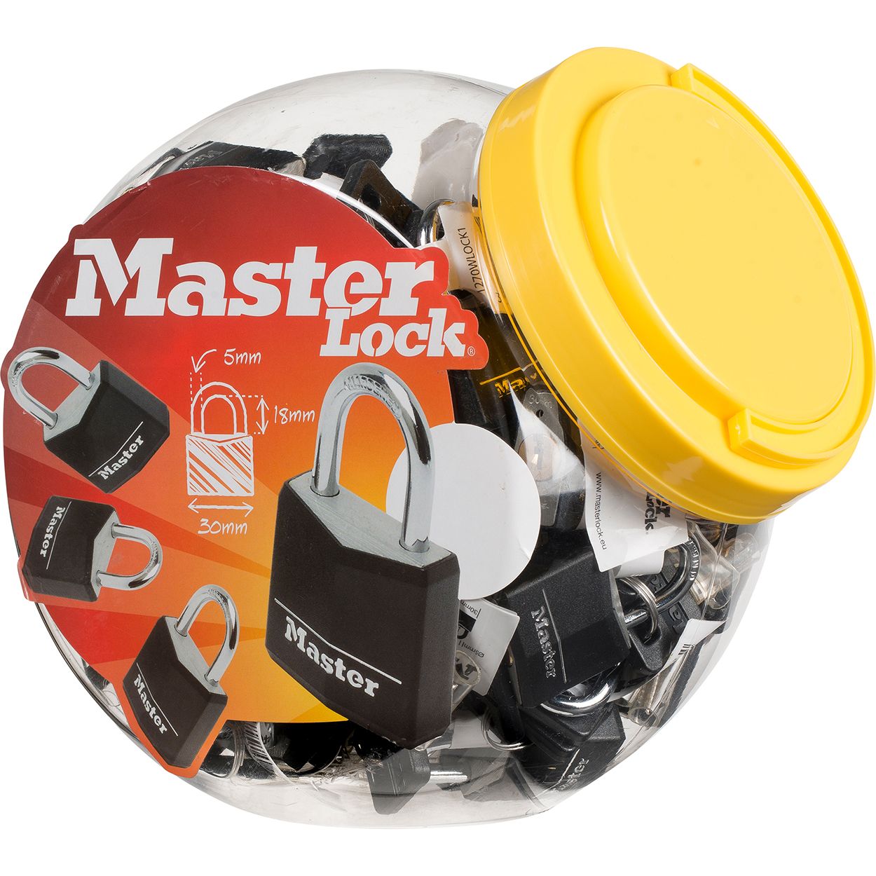 Master Lock Keyed Padlock in Aluminium