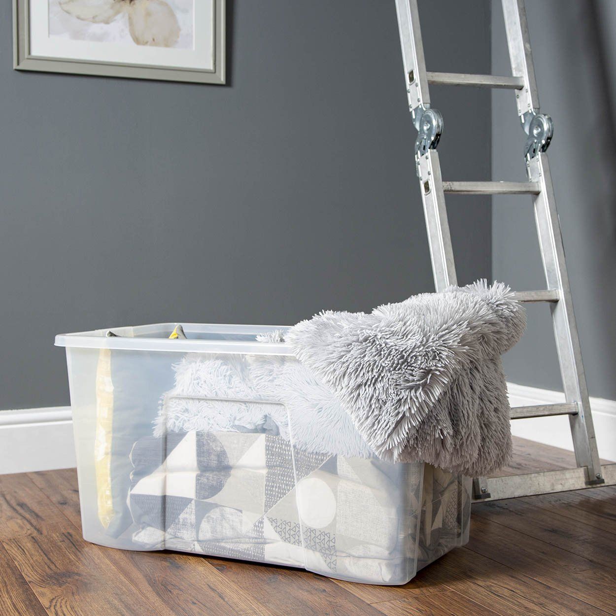 Wham 110ltr Crystal Box & Lid