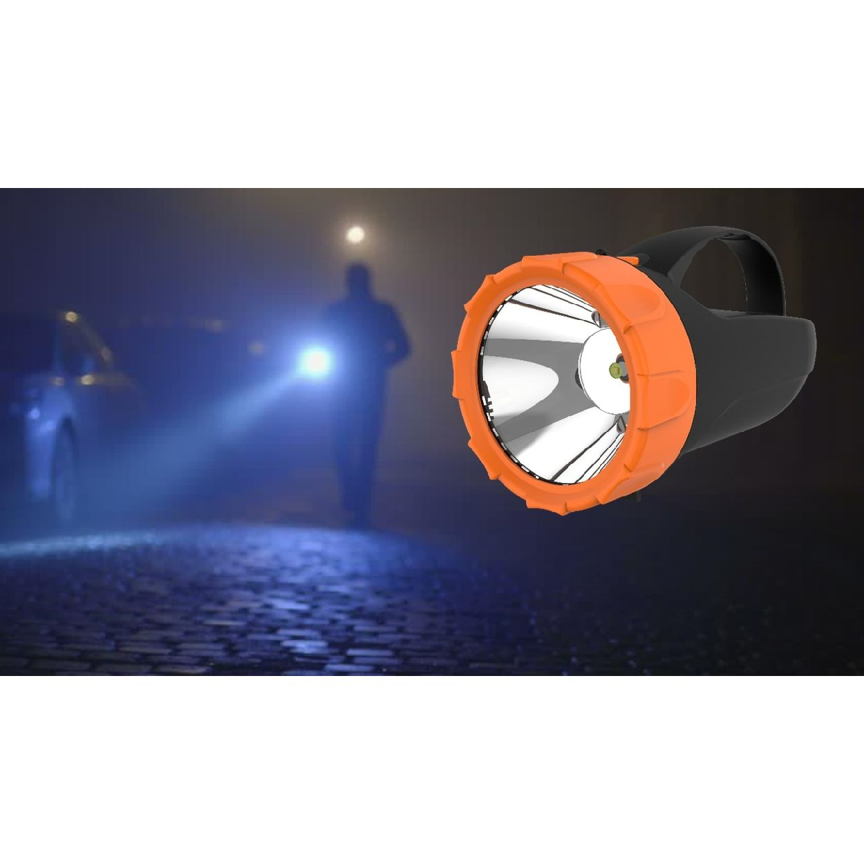 Ultralight 10W Rechargeable Led Torch (Te6810)