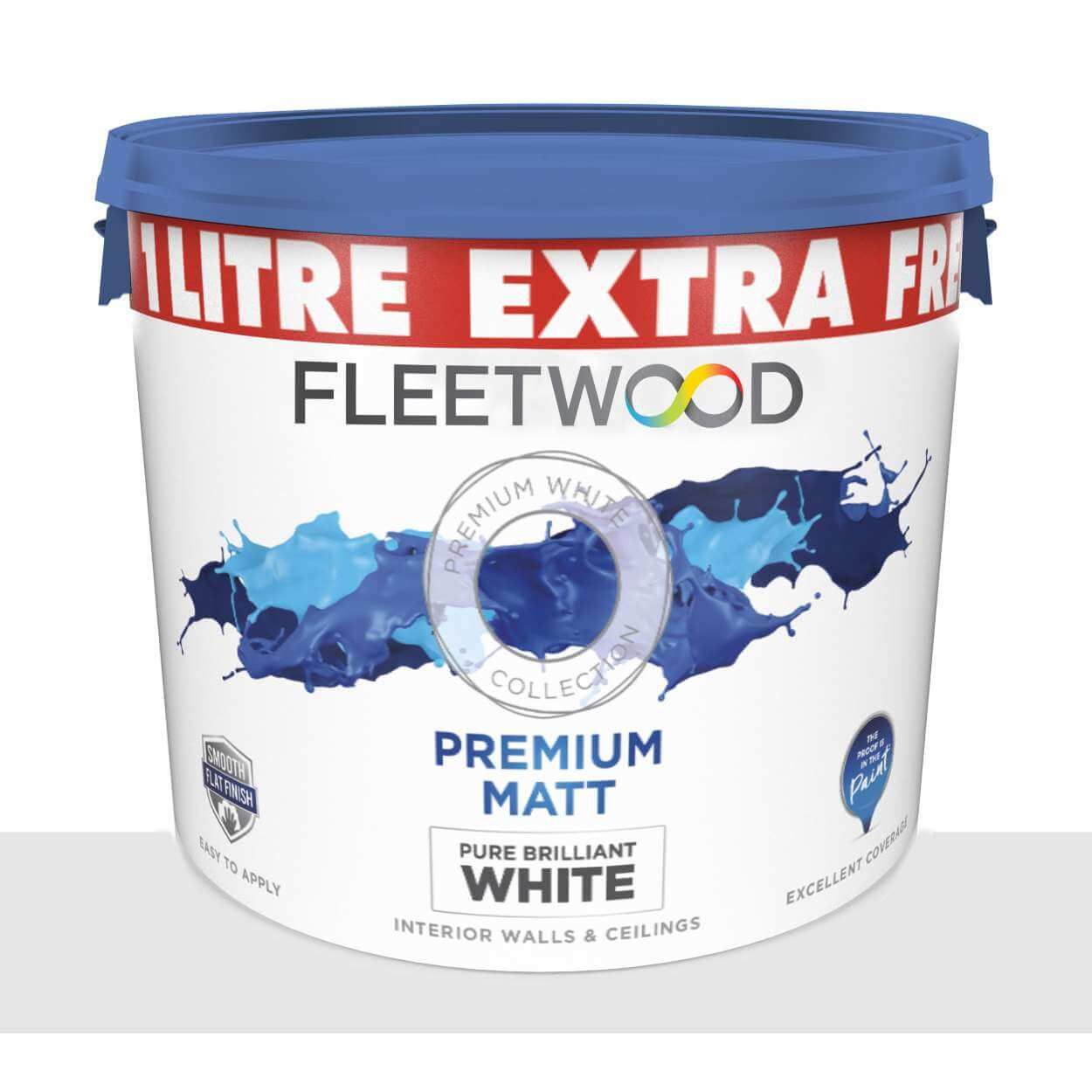 Fleetwood 9 Litre + 1 Litre Extra Free Premium Matt White