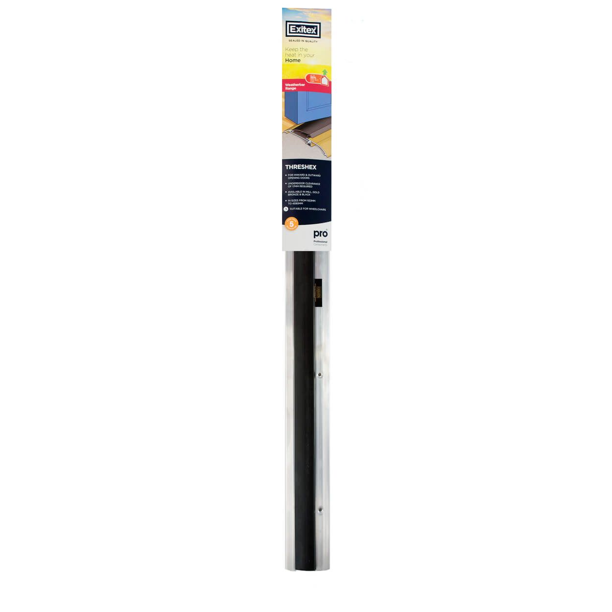 Exitex Door Rain Deflector -914 Mm -Mill