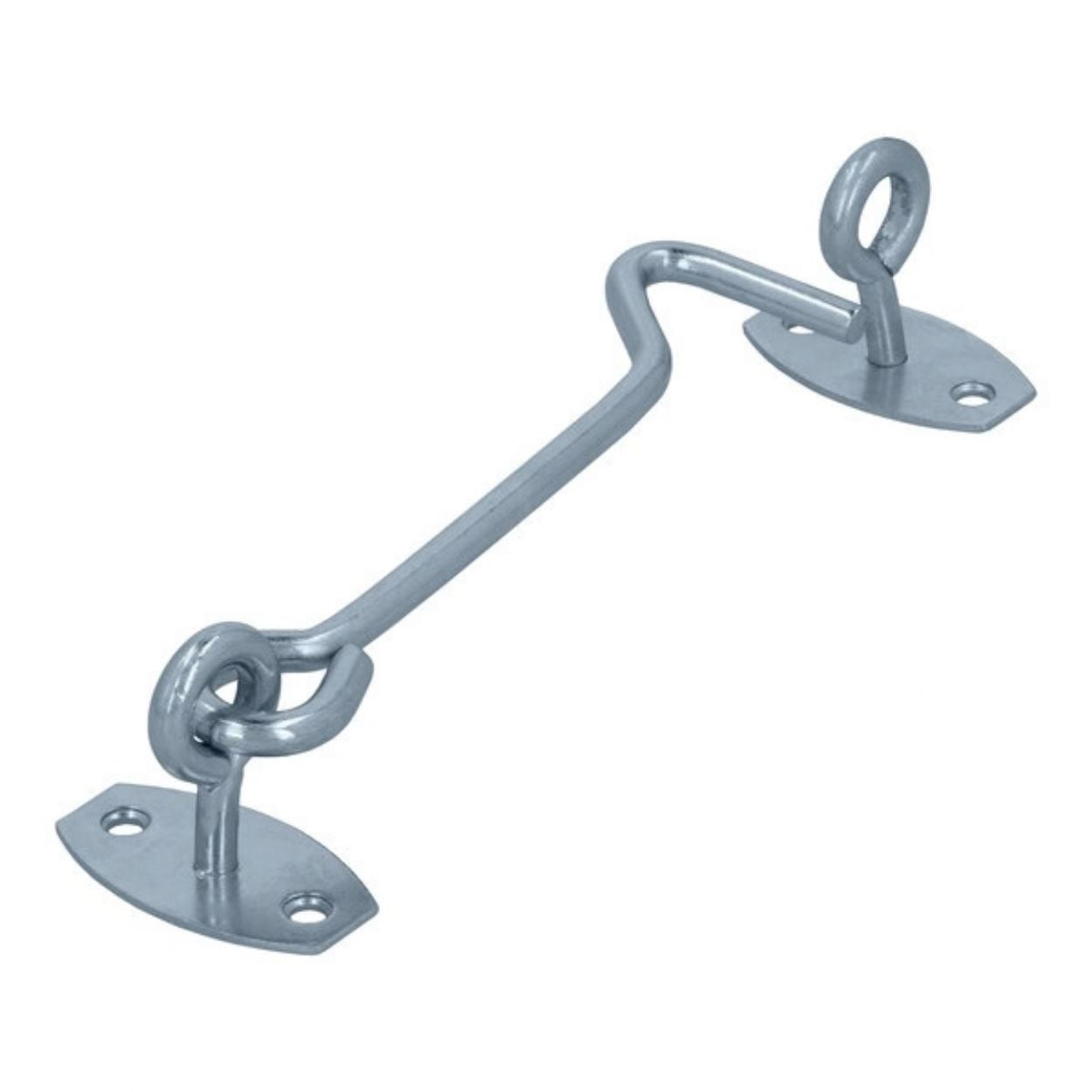 Hook Lock On Plate Chrome Galvanized 5,5X125Mm