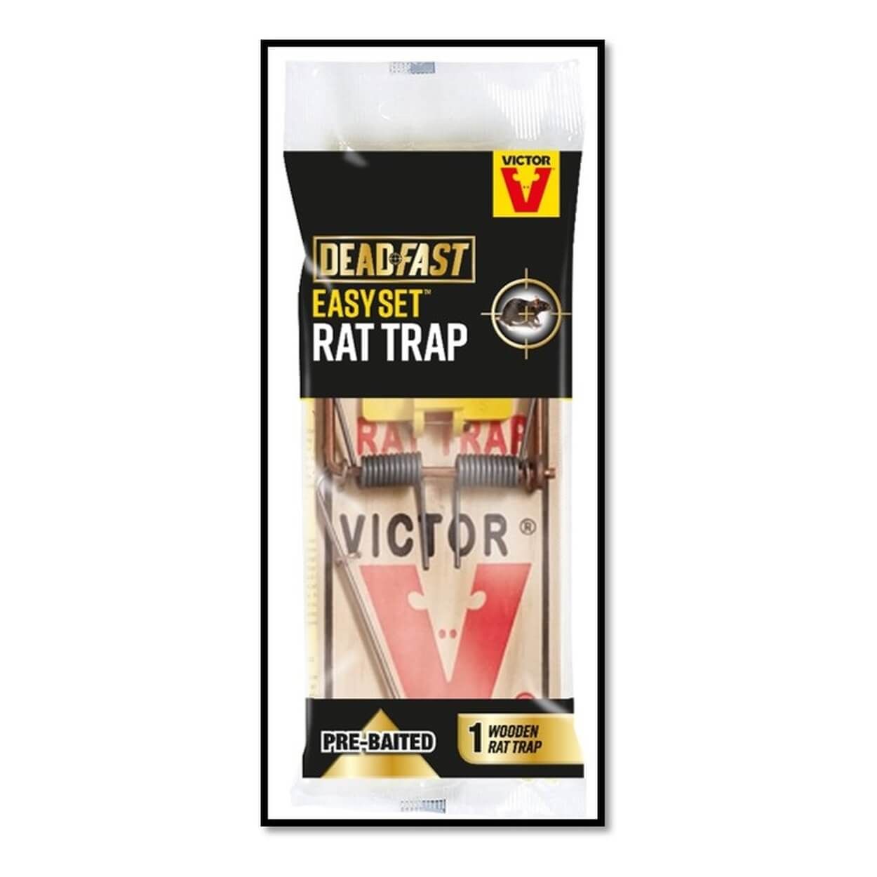 Deadfast Easy Set Wood Rat Trap - Single