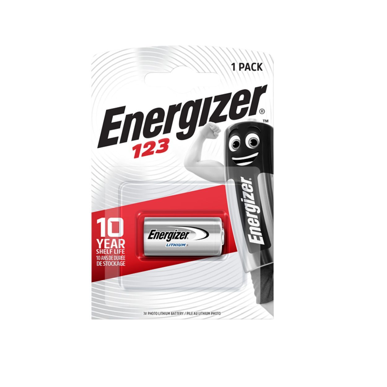 Energizer CR123A Lithium Battery