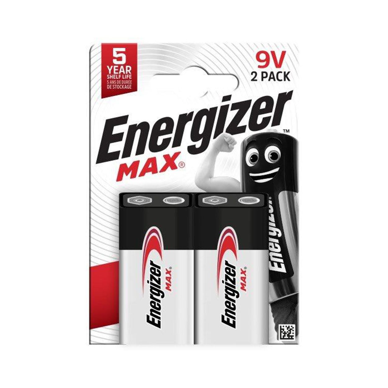 Energizer Max 9V 2 Pack