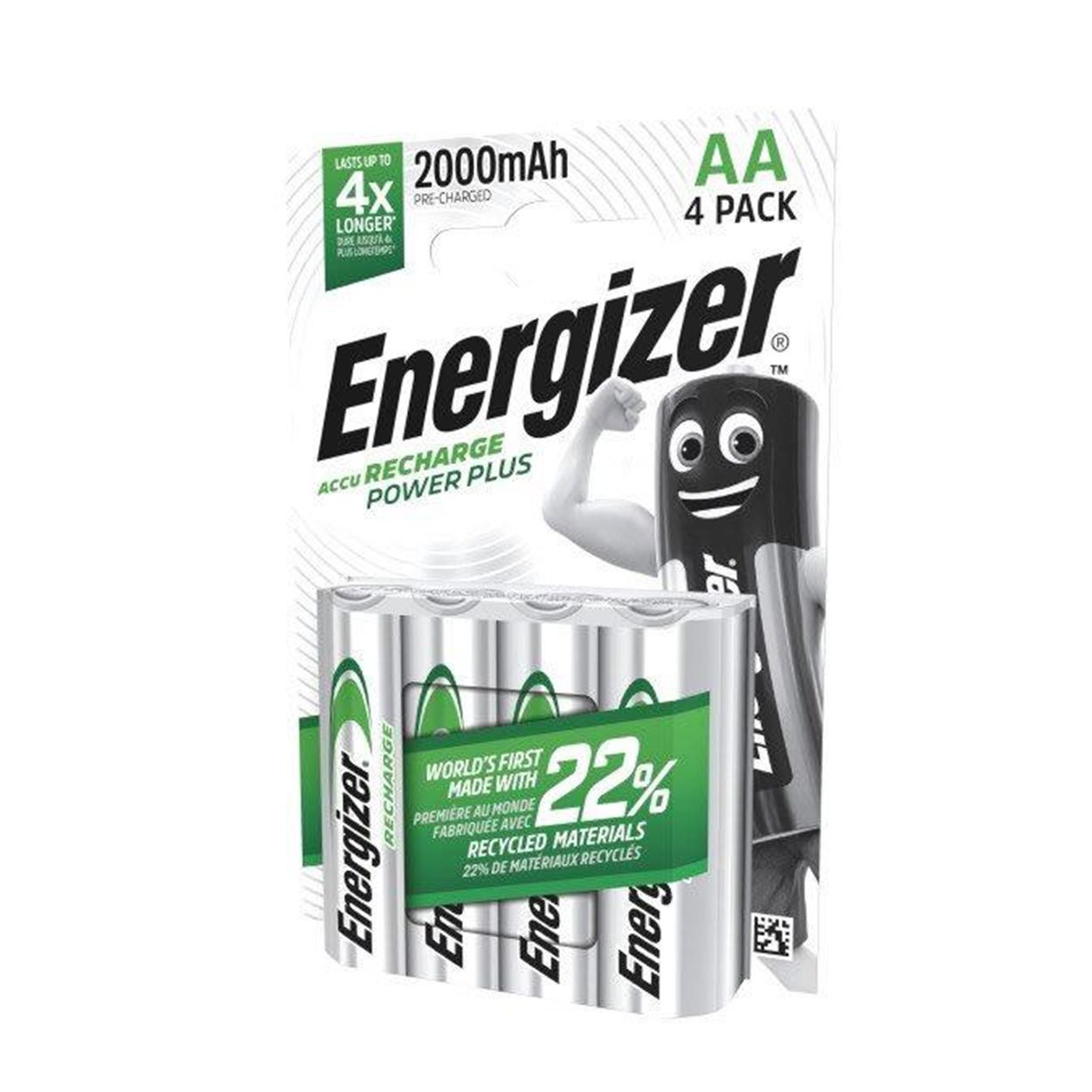 Energizer Recharge Pre-Charged 4 Pack