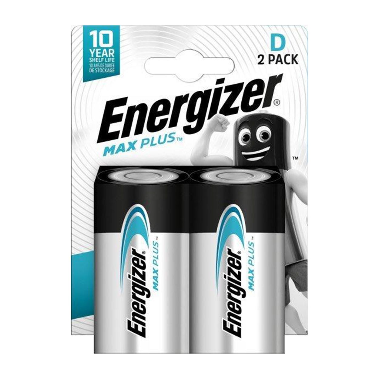 Energizer Maxplus D 2 Pack