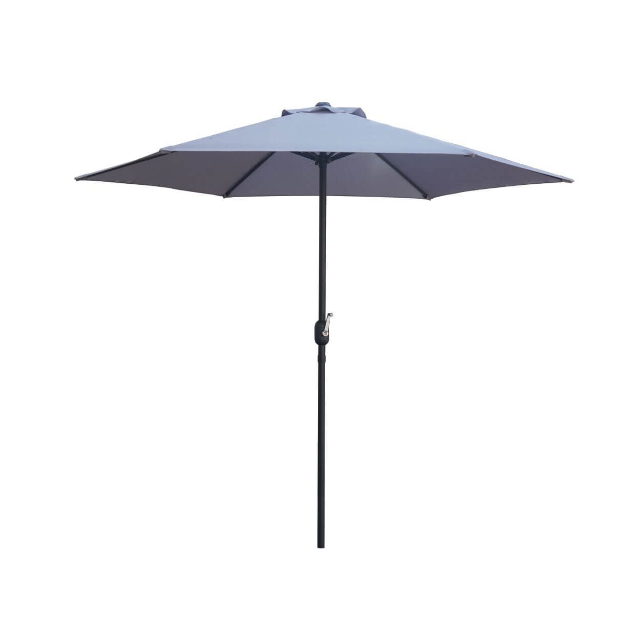 Aluminium & Steel Parasol Grey 2.7m