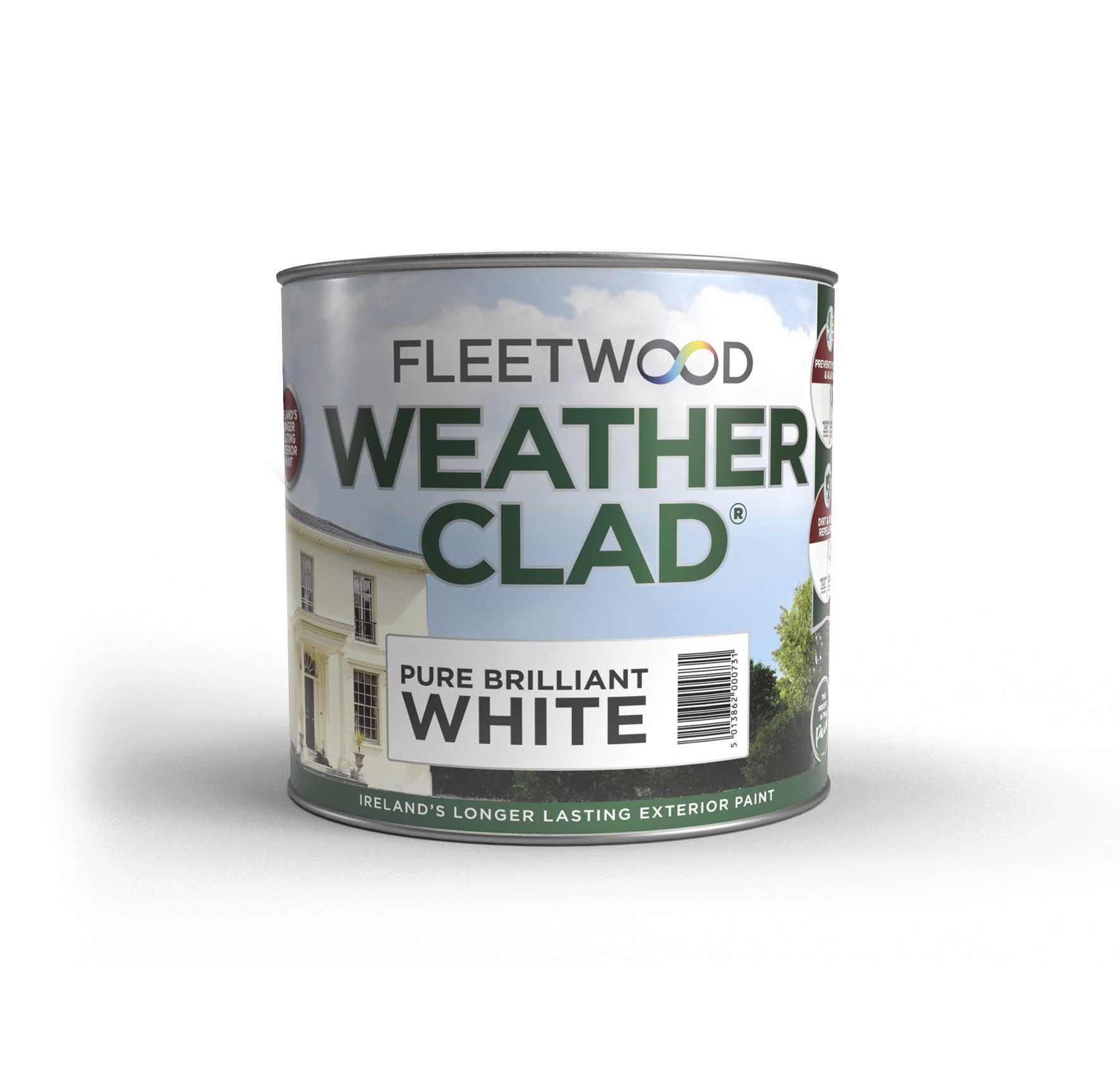 Fleetwood 1 Litre Weatherclad Brilliant White
