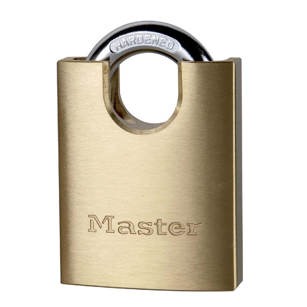 Master Lock 50mm Closed Shackle Brass Padlock