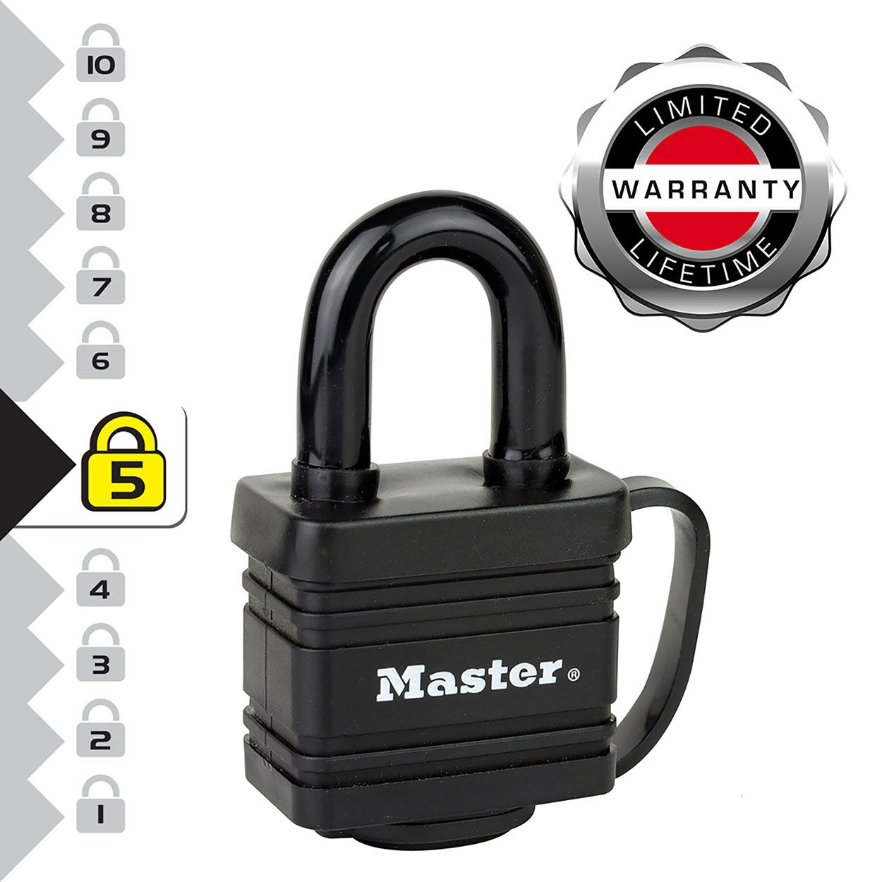 Master Lock Laminated Steel Padlock - Twin Pack