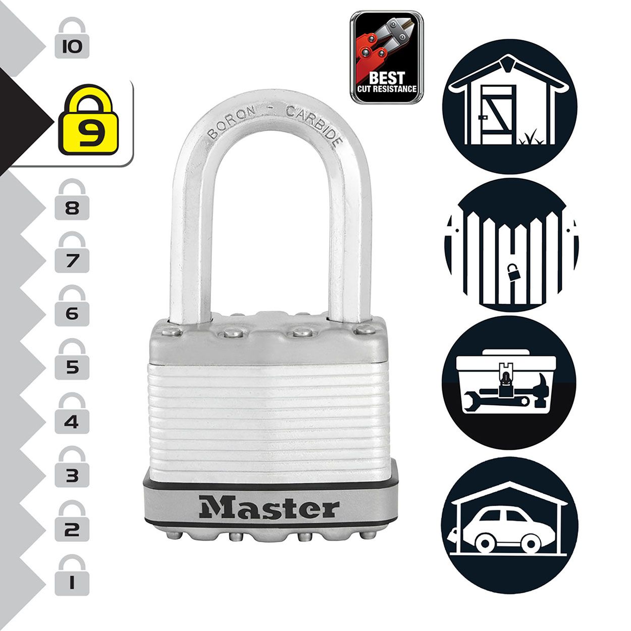 Master Lock Heavy Duty Steel Padlock