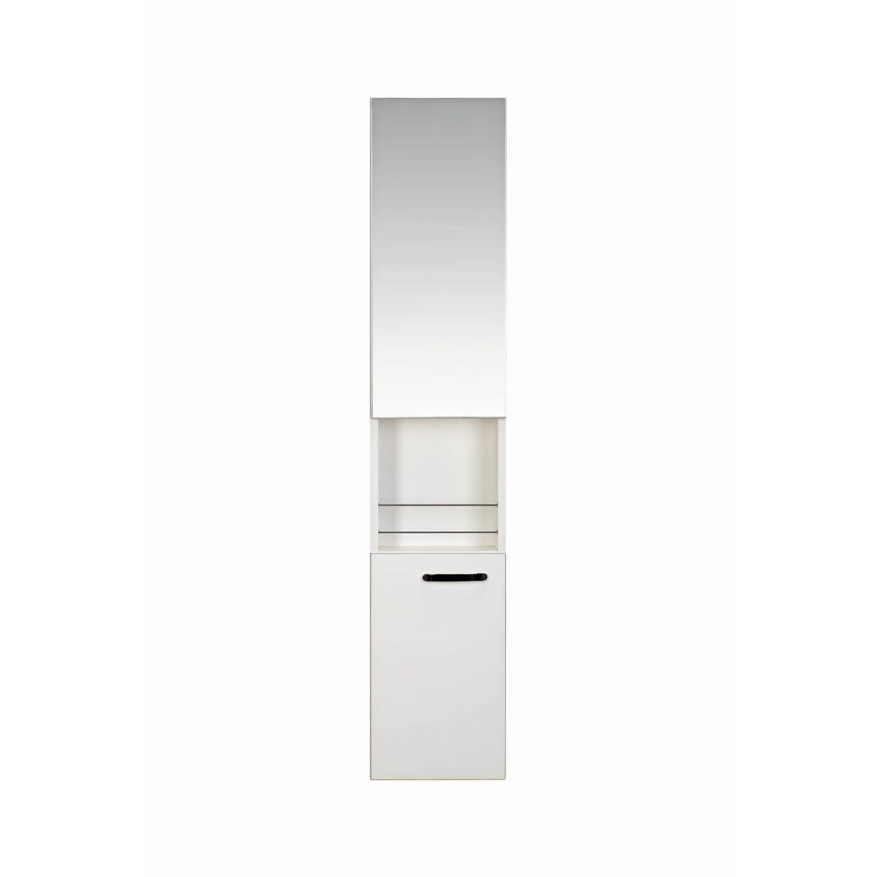Nepo Tall Wall Cabinet White