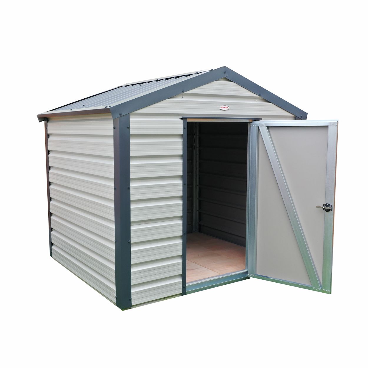 Adman Multistore Standard Colour Metal Shed 8ft x 7ft